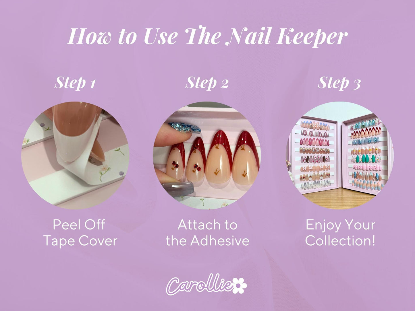 The Nail Keeper™ - Reusable Press On Nail Organizer